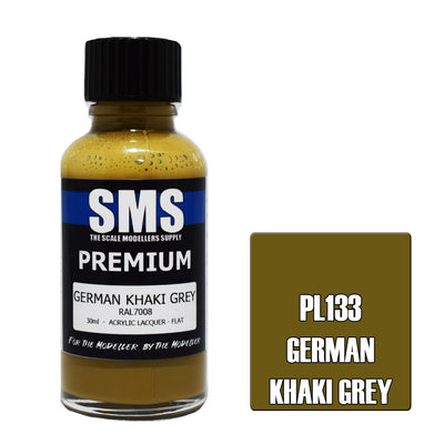 SMS - PL133- Premium German Khaki Grey  30ml Acrylic Paint