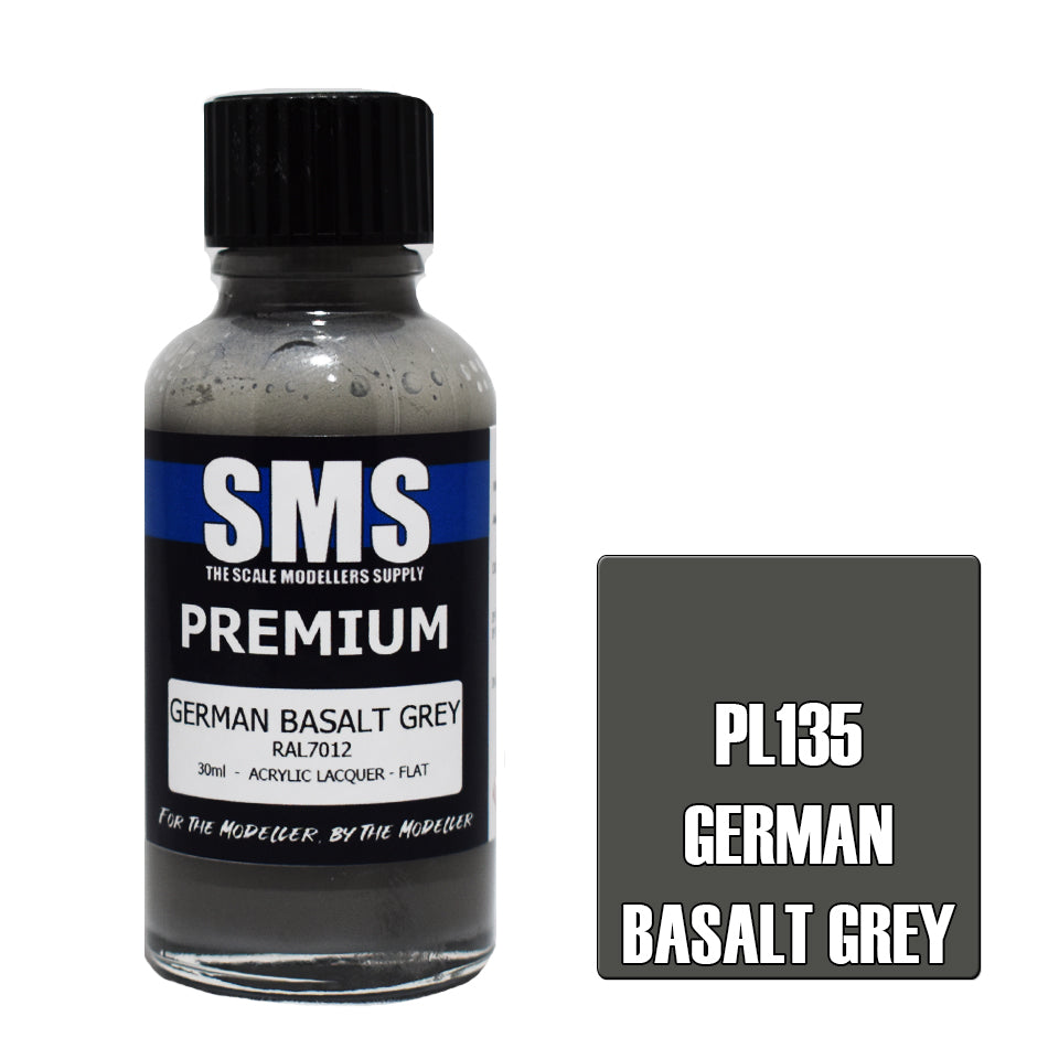 SMS - PL135- Premium German Basalt Grey  30ml Acrylic Paint