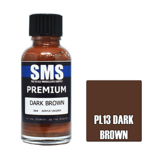 SMS - PL013- Premium Dark Brown  30ml Acrylic Paint