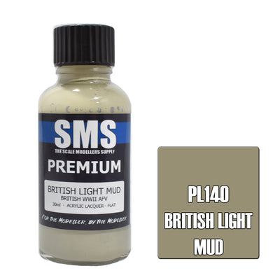 SMS - PL140- British Light Mud 30ml Acrylic Paint