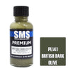 SMS - PL141- British Dark Olive 30ml Acrylic Paint