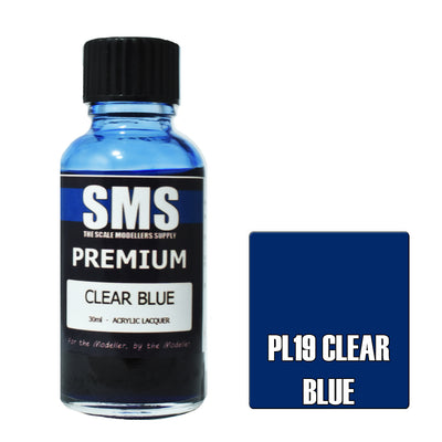 SMS - PL19- Clear Blue 30ml Acrylic Paint