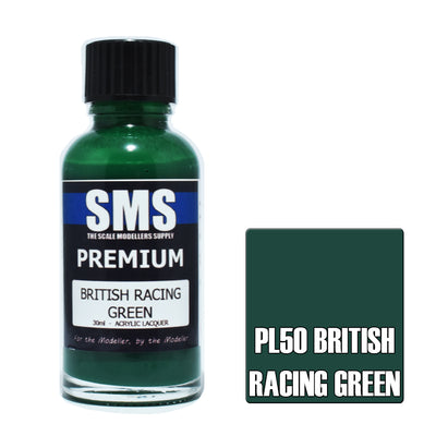SMS - PL50- Premium British Racing Green  30ml Acrylic Paint