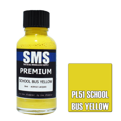 SMS - PL51- Premium School Bus Yellow  30ml Acrylic Paint
