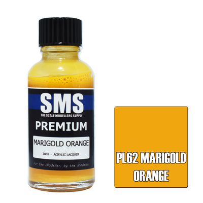 SMS - PL62- Premium Marigold Orange 30ml Acrylic Paint
