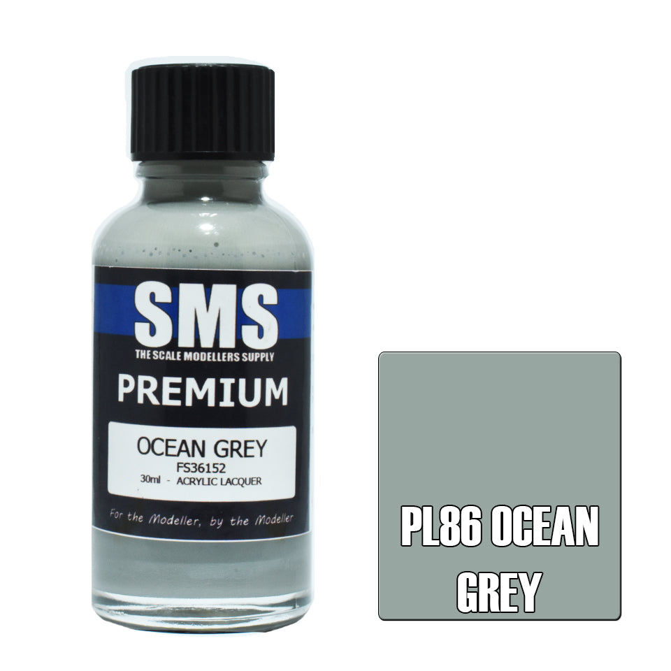 SMS - PL86- Premium Ocean Grey 30ml Acrylic Paint