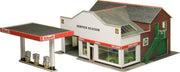 Metcalfe - Service Station -  OO/HO  Ready Cut Card Kits