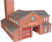 Metcalfe - Fire Station -  OO/HO  Ready Cut Card Kits