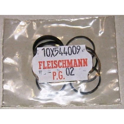 Fleischmann: TRACTION TYRES  #648007  : Traction tyres set, Outer diameter 16,4 mm, width 1,3 mm.  pack of 10  HO- Fleischmann: