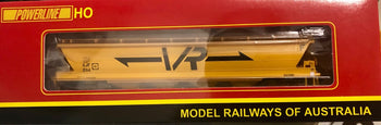 VHGY-284  Bogie Grain Wagon Yellow VR HO Scale. PD-101C Powerline Models