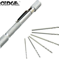 Proedge - #56005 - Pin Vise & 6 Asst. Drills w/Special Centrical Chuck