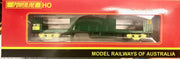 RKBX-521S  Slab Steel Bogie Open Wagon (No Doors) AN Green HO Scale PD-614B Powerline Models