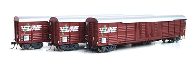 RLEX On Track Models - RLEX-04 - VICTORIAN 56' LOUVRE VAN- V/LINE NR CODE BOARD