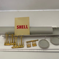 RTC01G 7ft1in dia Tank Barrel kit w/SHELL decal Red 1959 livery - AM Models