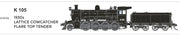 SDS K Class DC K105 Original with Flare Top Tender Victorian Railways. DC model,