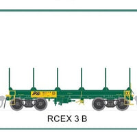AKEX 004 - 3PK. RCEX Australian National STEEL COIL WAGONS NEW SDS MODELS