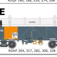 ROHF Concentrate Wagon with covers pack E SOC122 NRC pack contains 5 models AUSTRAINS NEO.