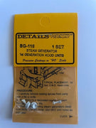 DETAILS WEST SG-118 HO: Steam Generator - 1st Generation Hood Units 1set - SG-118 **