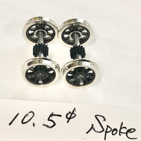 Tenshodo SPUD Replacement 10.5 mm Dia, Spoke Wheel, two in a pack.