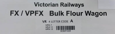 F X / VPFX Pack A FLOUR, SAND & LIME HOPPERS: VICTORIAN  3 pack car set - SAND & FLOUR HOPPER SET. Southern Rail
