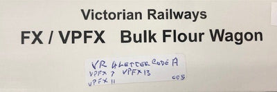 F X / VPFX Pack A - FLOUR, SAND & LIME HOPPERS: VICTORIAN  3 pack car set - SAND & FLOUR HOPPER SET. Southern Rail