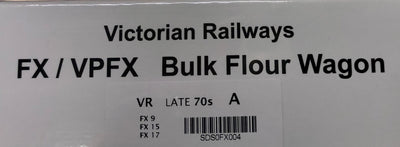 FX Late 70's  Pack A FLOUR WAGON, : VICTORIAN  3 pack car set - Southern Rail Models