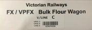 FX/VPFX  V/LINE Pack C FLOUR, SAND & LIME HOPPERS: VICTORIAN  3 pack car set - Southern Rail