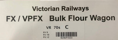 FX  VR 70's Pack C FLOUR, SAND & LIME HOPPERS: VICTORIAN  3 pack car set - Southern Rail