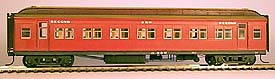 R16- R16 BW PASSENGER CAR KIT (THE PICTURE IS THE FINISHED MODEL) -  Steam Era Models
