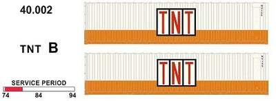 SDS Models: 40' Jumbo Containers: Twin Packs: TNT B : 40.002