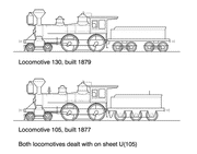 Class 105 U(105) HO Data Sheet drawing NSWGR locomotive