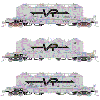 FX FLOUR, SAND & LIME HOPPERS: VFH06 | VICTORIAN FX 3 CAR FLOUR HOPPER SET VFH06 Southern Rail :  VIC –