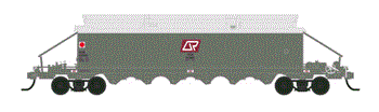 QR - VGK 301 16.5mm VGK Southern Rail : QR WHEAT HOPPER 4 CAR HOPPER SET with 16.5 mm BOGIES., (Copy)