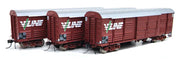 VLCX - On Track Models - VLCX-05 - VICTORIAN 40'2" LOUVRE VAN- V/LINE Logo