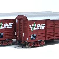 On Track Models - VLEX-11 - VICTORIAN 56' LOUVRE VAN- V/LINE LOGO