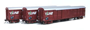 On Track Models - VLEX-11 - VICTORIAN 56' LOUVRE VAN- V/LINE LOGO
