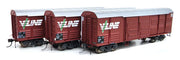 On Track Models - VLVX-03 - VICTORIAN 40'2" LOUVRE VAN- V/LINE Logo