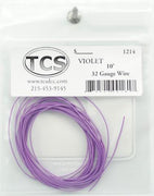 TCS #1217 : 10ft 32awg - BLACK WIRE