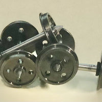 WHEELS 4-HOLE - DISC WHEELS - 26mm axles X 10.5mm  X RP25 X 88 METAL HO (Pack of 4 axles) : CASULA HOBBIES