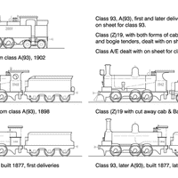 Class 93 HO Data Sheet drawing NSWGR locomotive