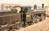 V11 Loco 1942 -Z19 - DC, Cut-A-Way Cab Black with painted white handrails - NO ELECTRICAL GEN, HEADLIGHT, MARKER LIGHTS, with Beyer Peacock 6 Wheel Tender, Casula Hobbies Model Railways. RTR.