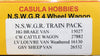Good's Train : HG Brake Van 15027, CW Cattle 27882, LV Van Weathered 16130, GSV Sheep Van 26532 Four-Wheelers, : Pk of 4 : Casula Hobbies Models