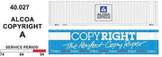 SDS Models - 40' ft Alcoa Copyright Jumbo Containers: Twin Packs A; #40.027