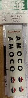 DT04 AM Models Decal: DT04 for NSW Rail Tank Cars AMOCO in Black,