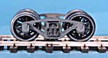 B1S - VR 40 ton Cast Steel Bogies, square axle box lid with Spoke wheels - Steam Era Models  B1s