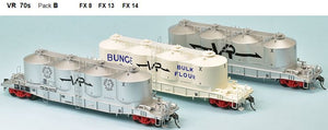 SDS Models: Victorian Railways: FX / VPFX: Bulk Flour Wagon: VR 70's: Pack B