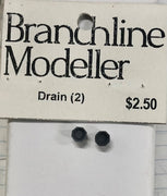 Rail Central: Branchline modeller Taps or Water Tank Drains HO Scale kit. (2)