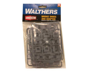 WALTHERS: Bridge Shoes and Adapter #933-4559 HO