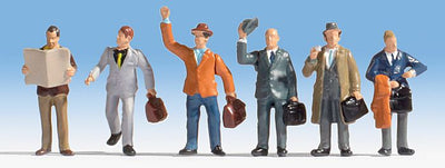 SceneMaster - Business travelers PKG(6)  (HO scale)