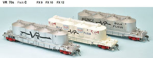 SDS Models: Victorian Railways: FX / VPFX: Bulk Flour Wagon: VR 70's: Pack C